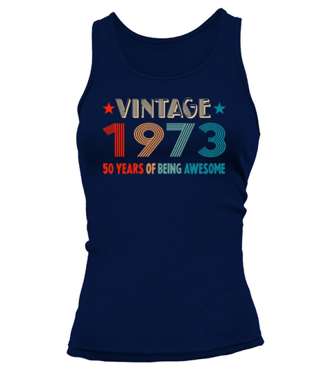 Classic Vintage 1973 - 50 Years Old Birthday Tank top Woman