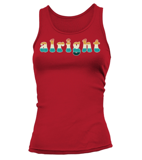 Cool Alright Vintage Retro 70s Sunset style Tank top Woman