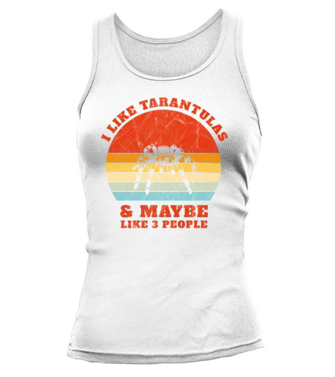 I Like Tarantulas Vintage Sunset Cute Womens Tara Tank top Woman