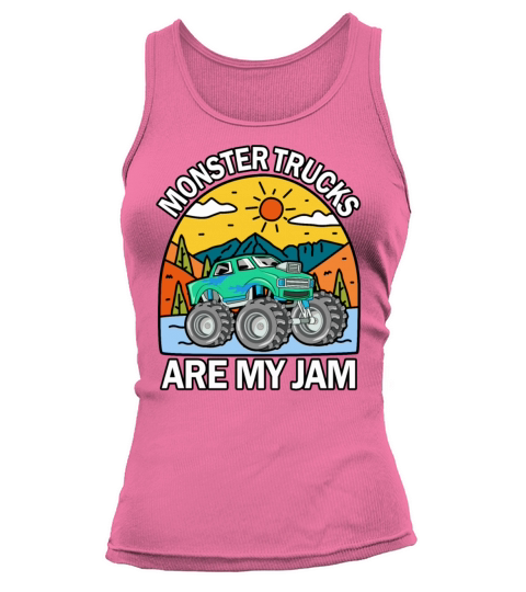 Monster Trucks Are My Jam Vintage Retro Tank top Woman