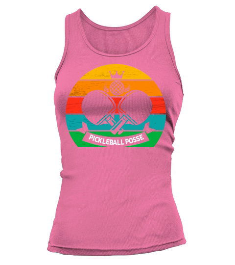 Pickleball Posse Funny Pickleball Quote Tank top Woman