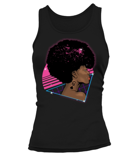 Retro Black Educated Afro Melanin Queen Gift Tank top Woman