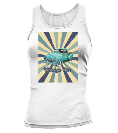 Vintage Car Tank top Woman