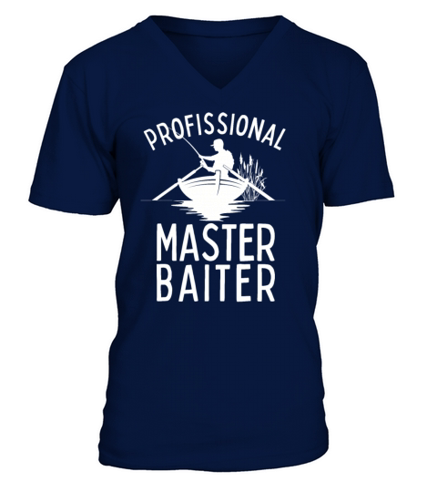 Master Baiter fisherman - Fishing V-Neck T-shirt