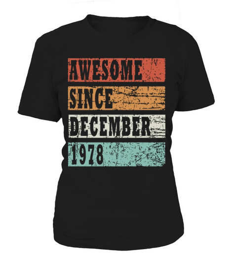 1978 December retro birthday gift Women's T-Shirt
