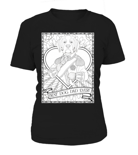 Best Dog Dad Ever Vintage Boxer Dog Owner Lover Women's T-Shirt