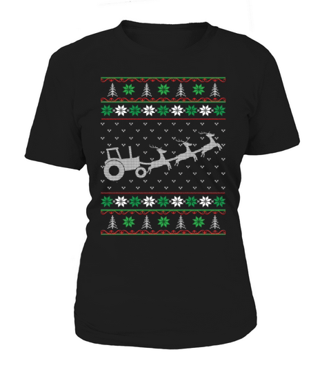 Farm Truck Ugly Christmas Sweater Women's T-Shirt