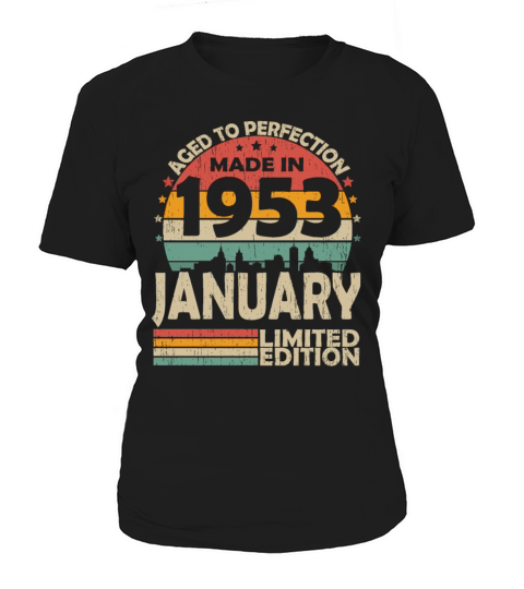January 1953 Vintage Birthday Retro Women's T-Shirt