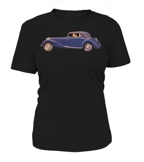 Ladies Driving Vintage Car Women's T-Shirt