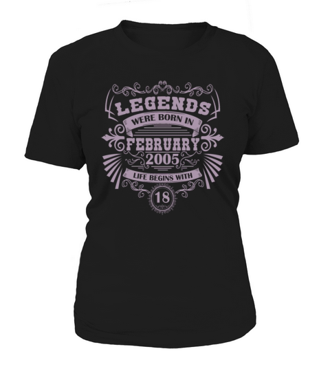 Legends were born in February 2005 Women's T-Shirt