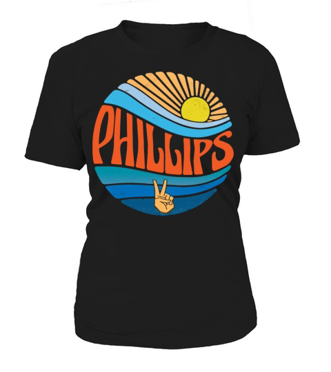 Phillips Shirt Vintage Sunset Phillips Groovy Tie Women's T-Shirt
