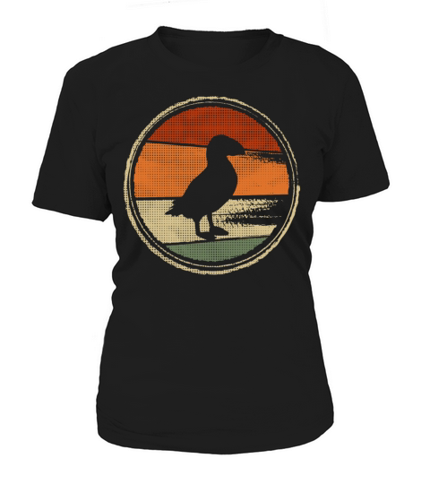 Puffin Vintage Bird Seabird Puffins Women's T-Shirt