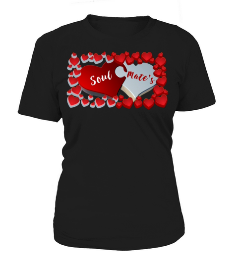 Soul Mates Heart Shaped Valentines Day Custom TShi Women's T-Shirt