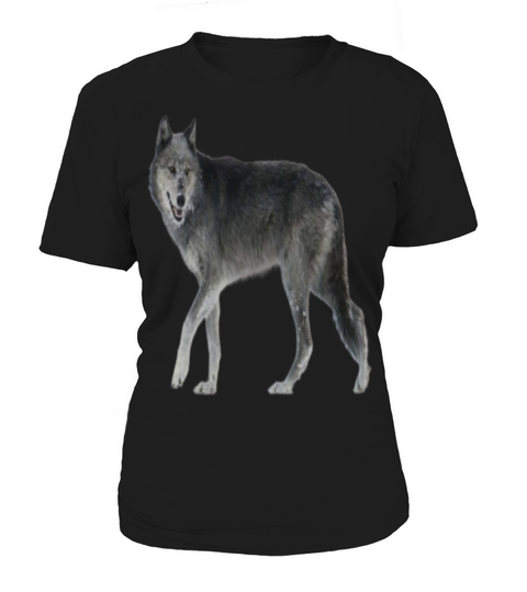Wolf walking in winter Women's T-Shirt