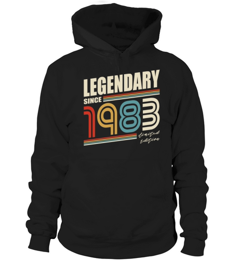 40th birthday vintage 1983 legendary since 1983 Hoodie Unisex