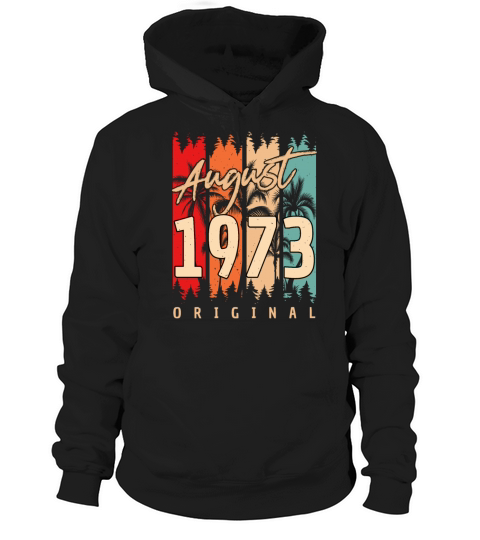 August 1973 Vintage Hoodie Unisex