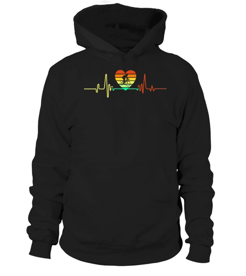 Cyclist Hearbeart Hoodie Unisex
