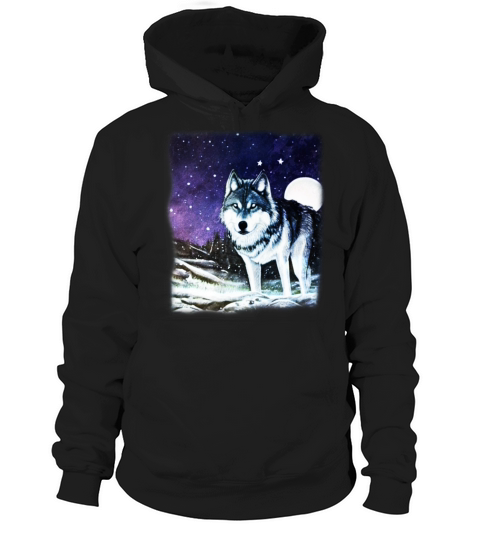 Wolf artwork design predator face imprint Hoodie Unisex