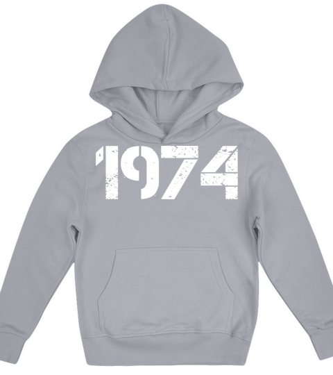 1974 Retro Vintage Birthday since in 1974 gift Kids Hoodie