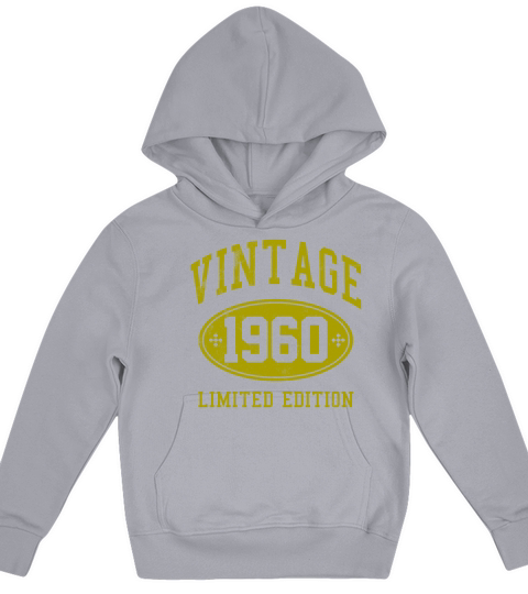 60th Birthday Vintage 1960 Funny Gift Kids Hoodie