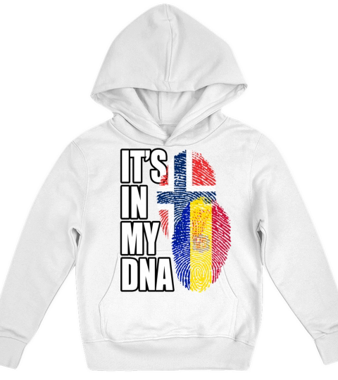 Andorran And Norwegian Mix Heritage DNA Flag Kids Hoodie