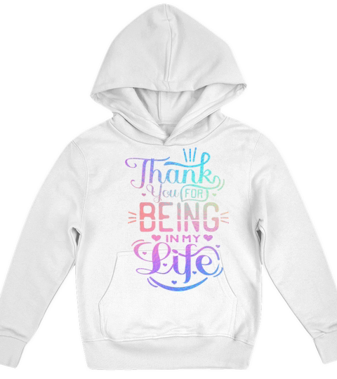 Iridescent Valentine - Thank you for being Kids Hoodie