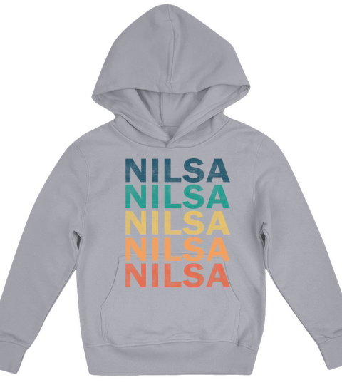 Nilsa Name T Shirt - Nilsa Vintage Retro Name Gift Kids Hoodie