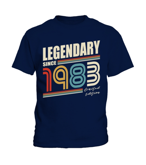 40th birthday vintage 1983 legendary since 1983 Kids T-Shirt