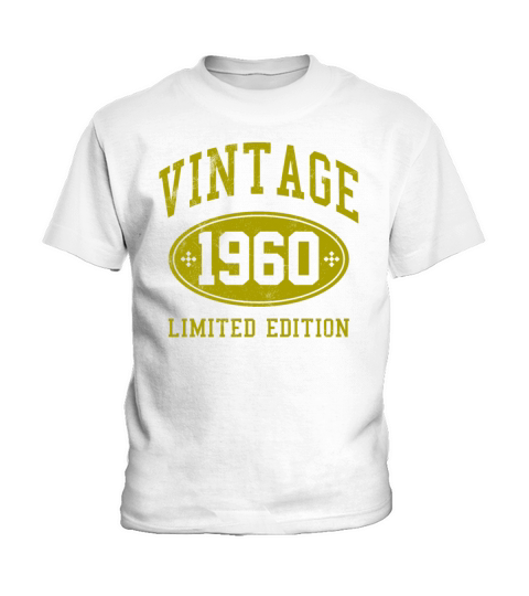 60th Birthday Vintage 1960 Funny Gift Kids T-Shirt