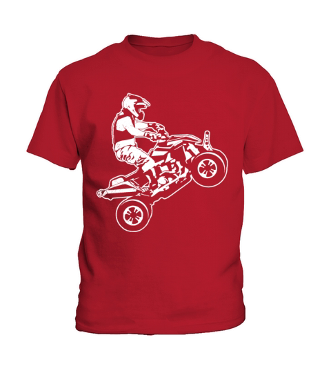 all terrain vehicles cool BIKER drawing art theme Kids T-Shirt