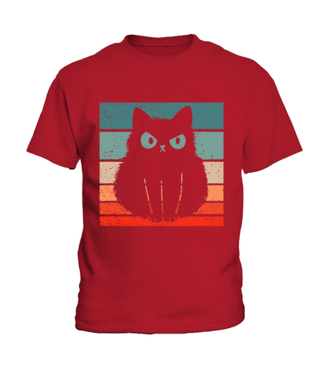 Cat Retro Style Vintage Kids T-Shirt