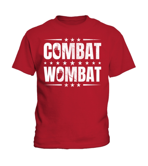 Combat Wombat For A Wombats Lover Kids T-Shirt