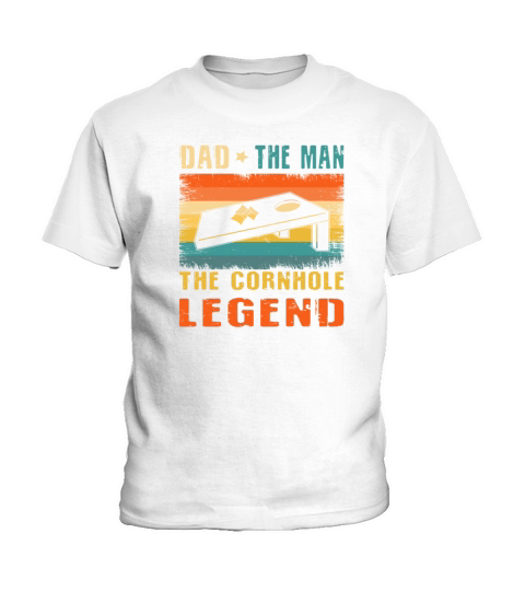 Dad the man the myth the Cornhole Legend Kids T-Shirt