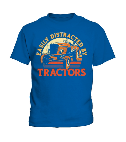 Farming Farmer Vintage Tractor Kids T-Shirt