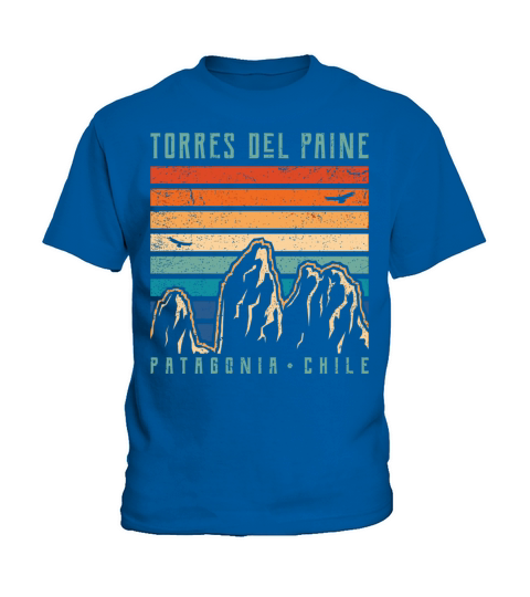 Torres Del Paine T Vintage Chile Mountains Kids T-Shirt