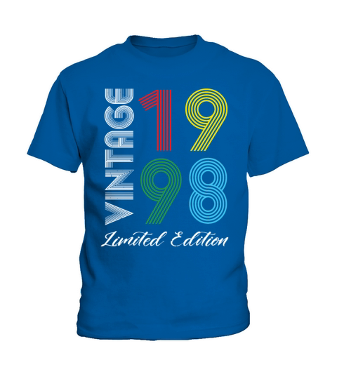 Vintage 1998 Vintage Birthday Retro Vintage Kids T-Shirt