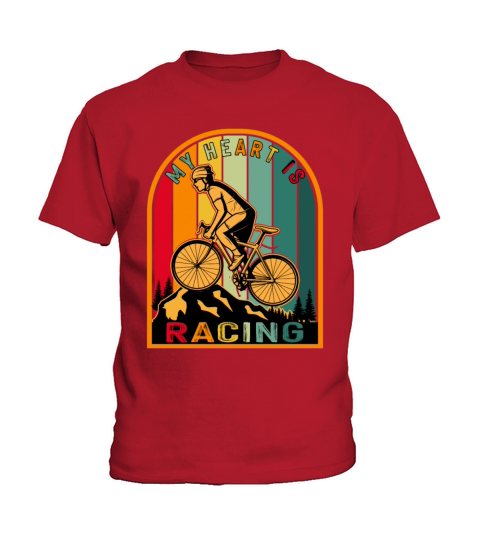 Vintage Bicycle Bike Race Racing Kids T-Shirt