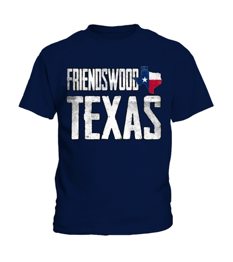 Vintage Friendswood Texas Flag Kids T-Shirt