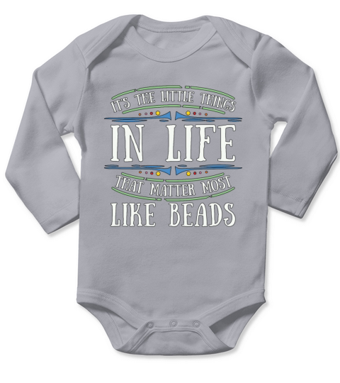 Beading Its The Little Things In Beadwork Beader Long Sleeve Baby One-Piece