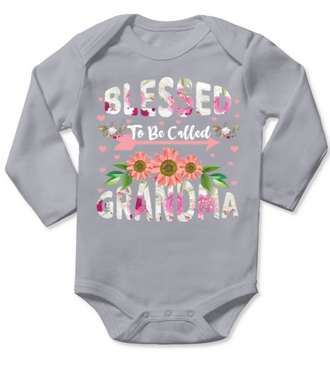 Blessed To Be Called Grandmom Mom Mothers Day Long Sleeve Baby One-Piece