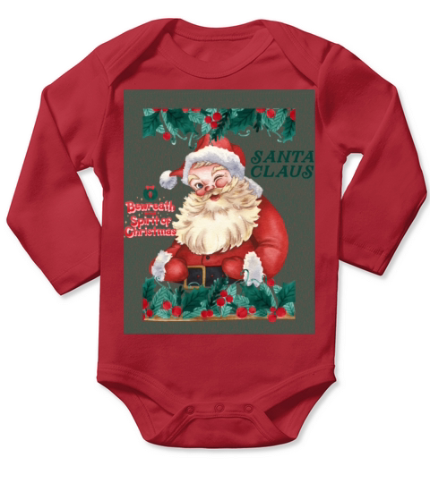 christmas Long Sleeve Baby One-Piece