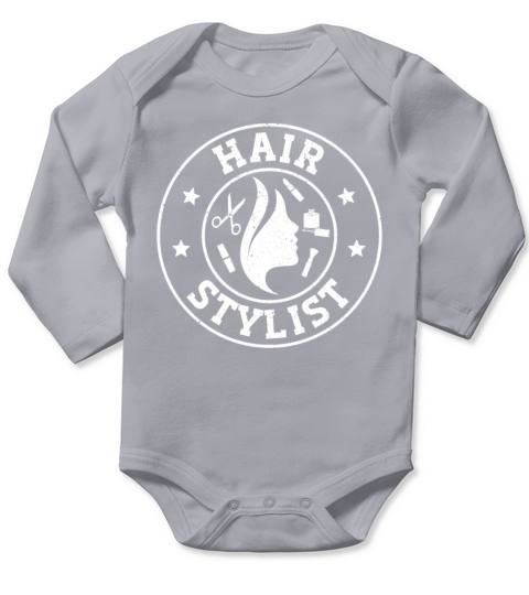 Cosmetology Hair Stylist Long Sleeve Baby One-Piece