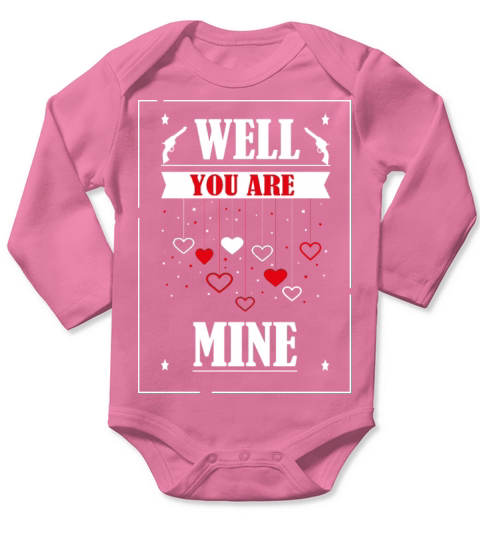 Funny Wanted Valentines Day Long Sleeve Baby One-Piece