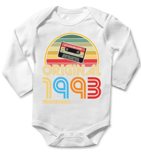 Original 1993 Limited Edition Long Sleeve Baby One-Piece