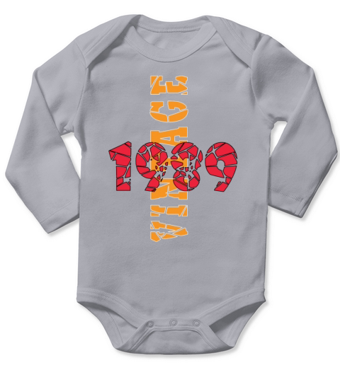 Retro Birthday Year Vintage 1989 Long Sleeve Baby One-Piece