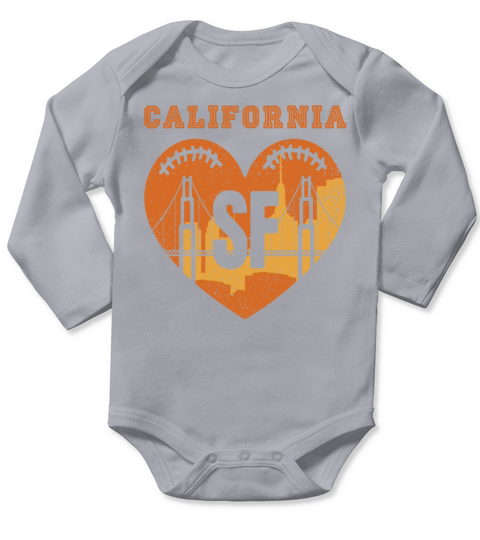San Francisco Vintage California Souvenir Golden G Long Sleeve Baby One-Piece