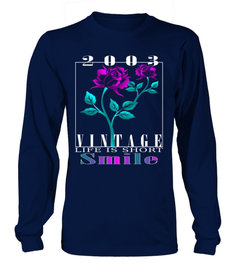2003 Born Vintage Rose Gift Long sleeved Unisex
