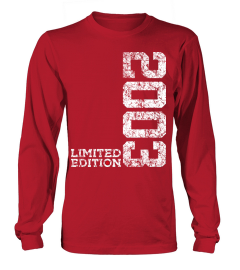 20th BIRTHDAY LIMITED EDITION 2003 VINTAGE Long sleeved Unisex