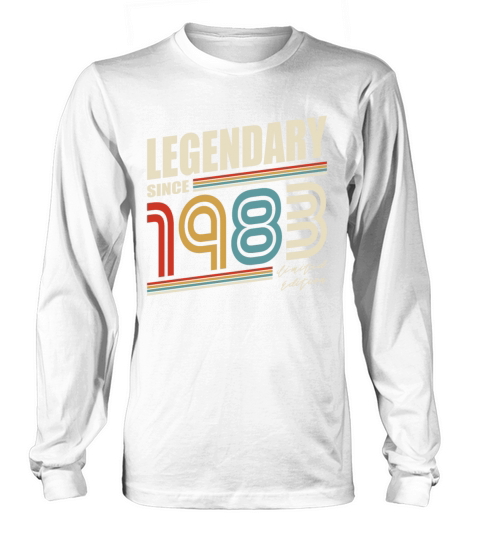 40th birthday vintage 1983 legendary since 1983 Long sleeved Unisex