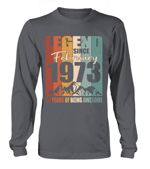 50th birthday vintage 1973 legend since 1973 Long sleeved Unisex